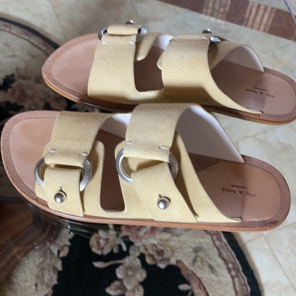 Rag and bone baby yellow suede sandals - Picture 2 of 9